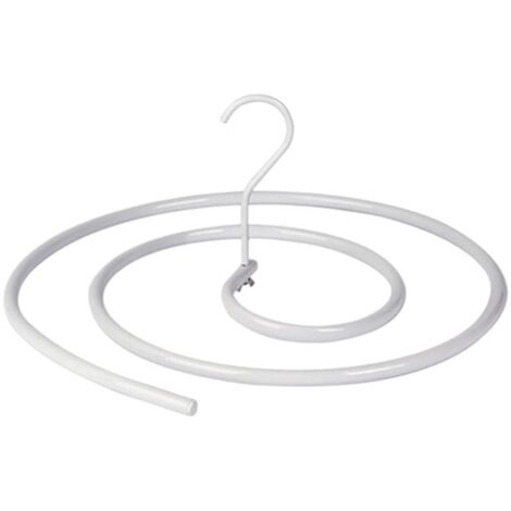 Lot de 1 cintres en forme de spirale pour couvertures, couettes séchées au soleil, draps de lit, matelas (rond) (1/5)