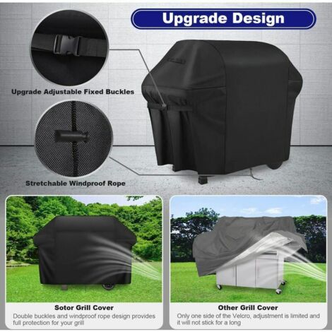 Jardin Barbecue et repas en extérieur Accessoires pour barbecue et fumoir Housses pour barbecue-600D (1/4)