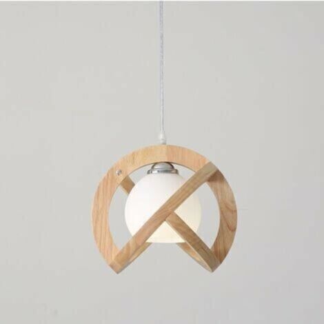 Suspension Luminaire Vintage Industrielle Lustre - Bois Luminaire Plafonnier Vintage E27 Lustre Suspension pour Restaurant Salon Chambre Cuisine Bar Couloir (1/3)