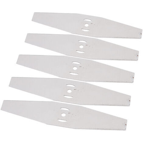 Lames de rechange pour coupe-herbe – Acier tranchant 14,8 x 3,3 cm – Compatible avec tondeuses électriques – Installation facile (1/5)