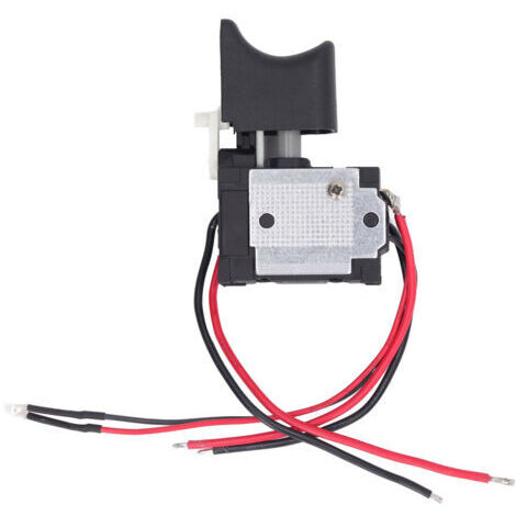 Interrupteur à Gâchette de Perceuse, Interrupteur de Perceuse électrique, Interrupteur de Perceuse sans Fil avec Interrupteur de Déclenchement de Contrôle de Vitesse de Lampe.