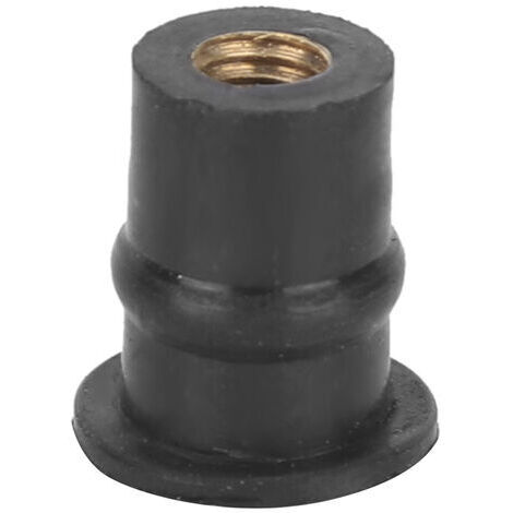 Lot de 10 écrous de puits en caoutchouc M5 5 mm – Filetage métrique pas standard – Compatible avec Ducati, Honda, Kawasaki, Suzuki, Yamaha (1/5)