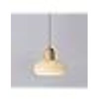 Glass Dome Pendant Light Cream Glass Hanging Ceiling Lamp Kitchen Island Pendant Lighting, Dining Table Bedroom Living Room Restaurant