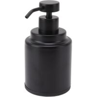 Stainless Steel Soap Dispenser Manual Liquid Pump Hand Press Bottle for Shampoo Shower Lotion Black