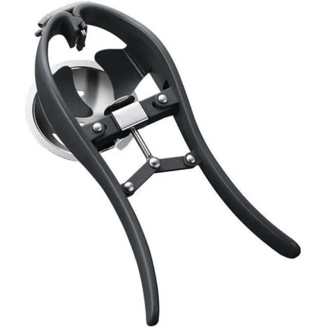 Casse-œuf en acier inoxydable - Séparateur automatique d'œufs pour œufs crus - Séparateur de blanc d'œuf à main - Coupe-œufs facile - Gadget de cuisine créatif (1/5)