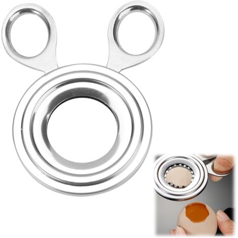 1PCS Coupe-oeuf en Acier Inoxydable,Coupe-oeuf,Ouvre-oeuf à la Coque,Oeufs Coupe Coque,Ciseaux à Oeufs Décapant la Coquille,Coupe Oeuf à la Coque,Coupe Oeuf,Oeuf a la Coque." (1/5)