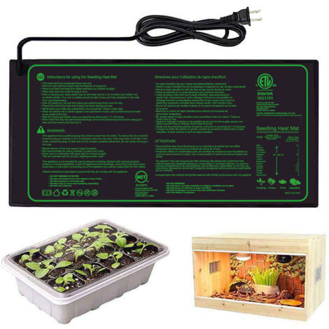 OEM 50x25CM Anzucht-Heizmatte: Wasserdicht und langlebig, geeignet für die Anzucht von Setzlingen in Innenräumen im Winter und zur Keimung. (1/5)