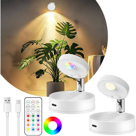 Pflanzenlampe, Indoor-Pflanzenlampe mit Timer und einstellbarer Helligkeit, magnetische/Wandmontage-Pflanzenlampe für Gewächshäuser, Sämlinge