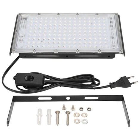 200-W-LED-Pflanzenlampe, IP65 wasserdicht, 144 LEDs, energiesparend, Quantum-Board-Technologie, 180–240-V-EU-Stecker