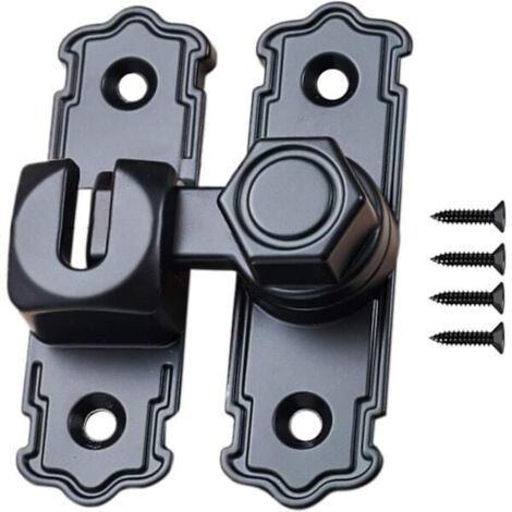 Hochleistungsfähige Türschlösser und -riegel — Sicherer Türriegel mit Edelstahlverstärkung — Ideal für Schränke, Badezimmer, Tore und Garagen. (1/5)