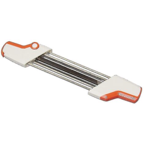Stihl Kettensägenschärfer, kompatibel mit 3/8" P Kettensägenketten – 2-in-1 Easy Feile 4,0 mm