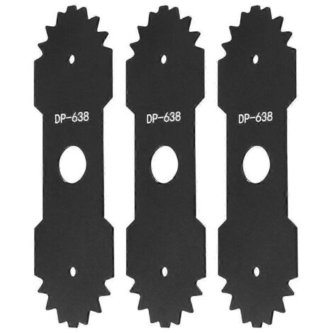 Stück 9-Zoll-Kantenschneiderklinge 638006008 für Homelite Ryobi Kantenschneider, Ersatzklinge 638006008 638006007 (1/5)