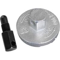 Strumento universale per lo smontaggio della motosega, strumento per lo smontaggio del pistone della frizione della motosega, accessori per lo smontaggio del volano (argento)