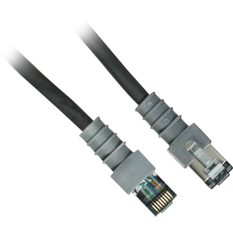 Patchsee Patchkabel RJ45 Cat.6 FTP, Kabel, schwarz, 15,2 Meter (1/2)