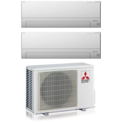 Mitsubishi Electric Dual Split Inverter-Klimagerät Serie MSZ-BT 9+12 mit MXZ-2F42VF R-32 Wi-Fi Integrated 9000+12000