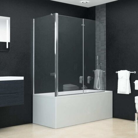 vidaXL Falt-Duschkabine ESG 120x68x130 cm