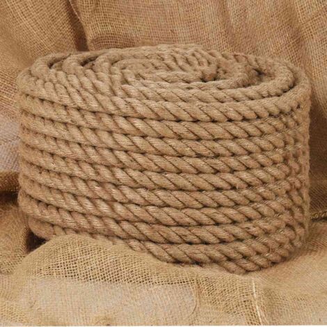 vidaXL Juteseil 100 % Jute 20 mm 100 m