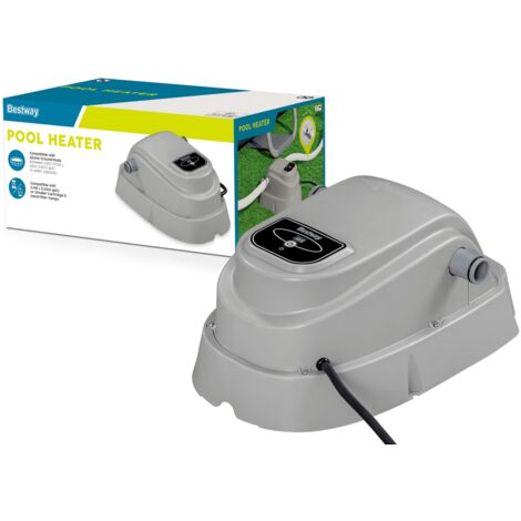 Bestway 58259 Elektrischer Heizlüfter grau 2800 W Schwimmbad