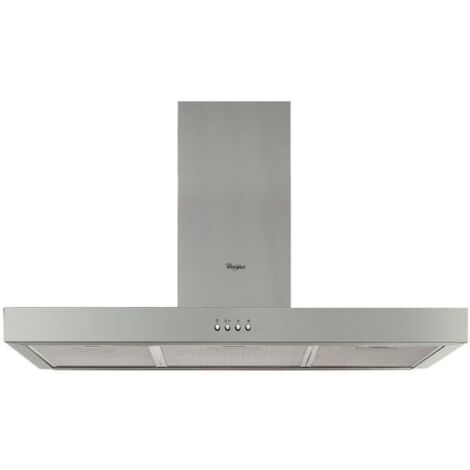 Whirlpool AKR 559/2 IX - Wandmontierte Dunstabzugshaube (Kanal/Umluft, 390 m³/h, 42 Db, Halogen, Edelstahl) (1/5)