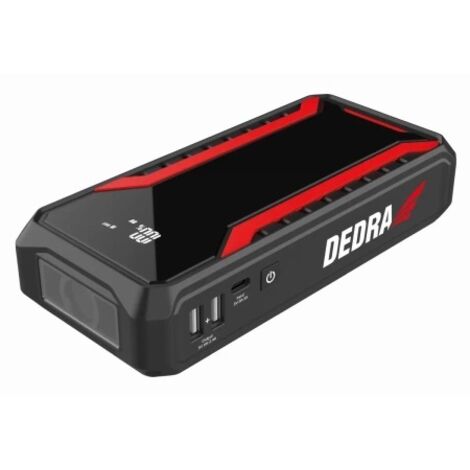 Dedra Booster Starthilfegerät 12000 mAh mit LED-Lampe