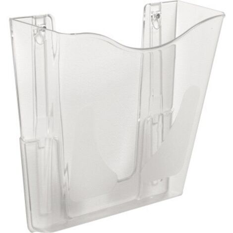 Deflecto Prospekthalter DocuPocket Verwendung für Papierformat: DIN A4 Werkstoff: Polystyrol Farbe: transparent (1/2)