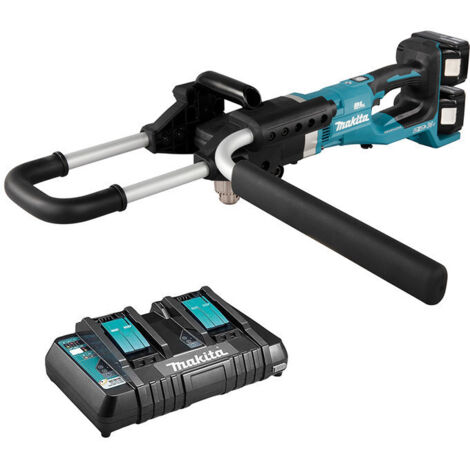 Makita DDG460T2X7 Akku-Erdbohrer schwarz und grün