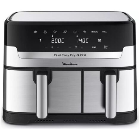 Ölfreie fritteuse 8,3 l 2450 w edelstahl/schwarz - Moulinex - EZ905D20
