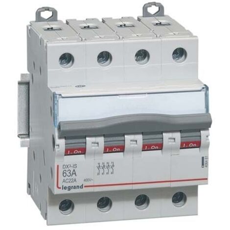 Lasttrennschalter DX³-IS 4P 400 V 63 A 4 Module. LEGRAND 406481