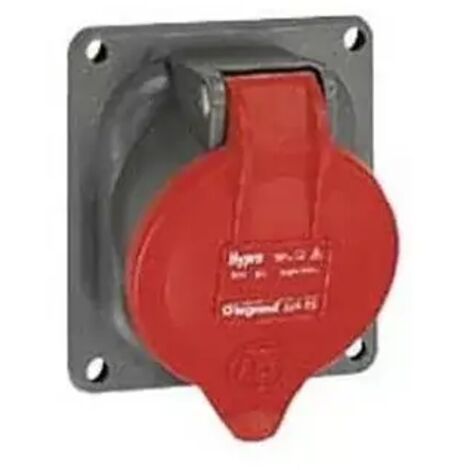 Legrand 052224 – Hypra-Panel-Sockel – IP44 – 16 A – 380/415 V – 3P+N+T – Kunststoff