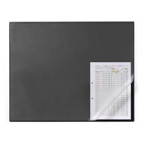 DURABLE Schreibunterlage m Kantenschutz 65x50cm schwarz (729301)