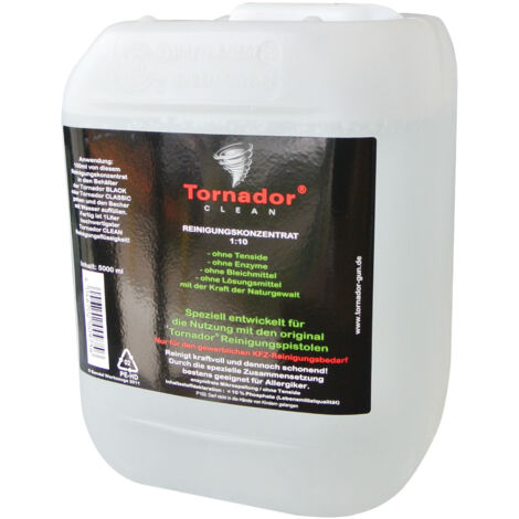 Tornador-Clean Konzentratreiniger 5L – Für gründliche Reinigung von Fahrzeuginnenräumen – Ohne Tenside – Neutraler Duft (1/2)
