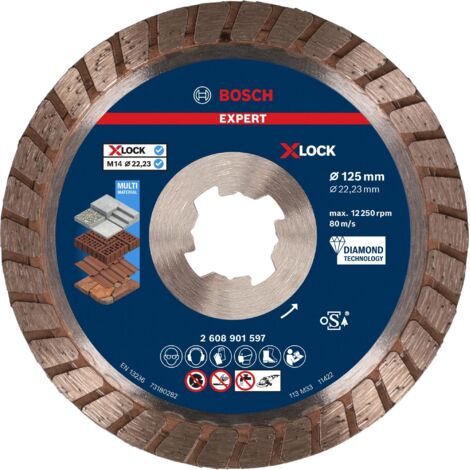 Bosch Expert Turbo X-Lock Trennscheibe 125 mm schwarz