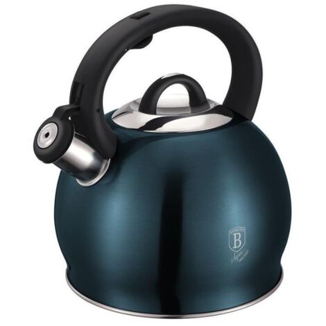 BERLINGER HAUS 3L WASSERKOCHER MIT PFEIFE BH-1078 AQUAMARIN (1/3)