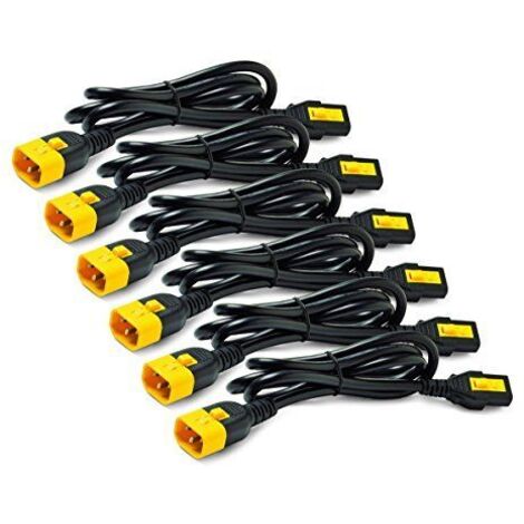 APC Stromkabel-Set C13-C14 verriegelbar 1,2m 6 Stück (AP8704S-WW) (1/5)