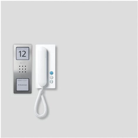 Siedle SET CA 812-1 E/W Wandintercom in Weiß aus Edelstahl (1/5)