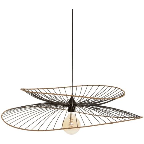 Hängeleuchte ALARA mit Lampenschirm aus Metall, Ø 69 cm