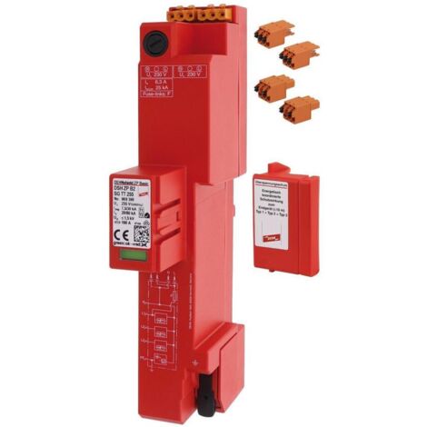 dehn Überspannungsschutz rot 230-400 V (1/5)