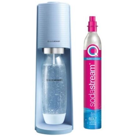 Wassersprudler + 1 l flasche + 1 zylinder – pastellblau - Sodastream - 1012811333