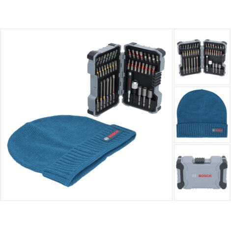 Bosch Professional 43tlg. Schrauberbit Set inkl. Magnethalter Bosch Mütze/Beanie