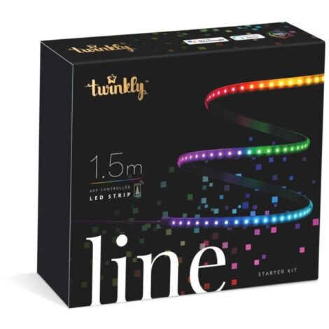 Twinkly LINE Strip 1,5 m 90 LED RGB BT + WiFi - Starter Kit (1/5)