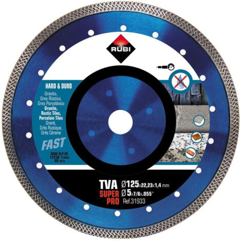 DIAMANTSCHEIBE FÜR HARTE MATERIALIEN, TURBO VIPER (TVA) 125 MM - RI 31933