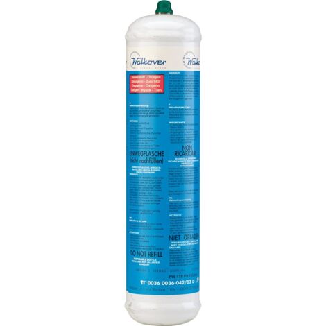 Sauerstoffflasche 110 Liter, nicht nachfüllbar füllbar ()