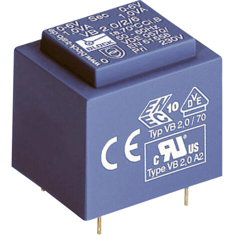 BLOCK VB 3,2/1/9 Printtransformator 1 x 230 V 1 x 9 V/AC 3.20 VA 355 mA (1/2)