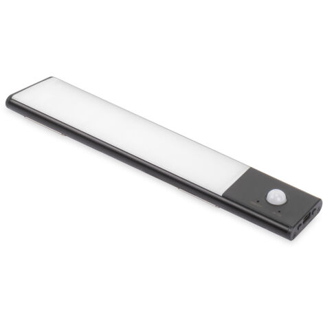 Emuca Kaus Schwarze LED Lampe extra-flach 240 mm (1/5)
