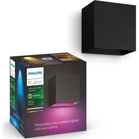 Philips Hue White & Color Ambiance Resonate Wandleuchte Outdoor • einstrahlig 2er Pack