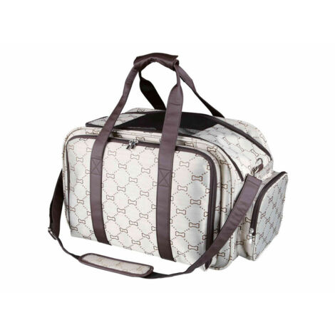 TRIXIE Haustier-Tragetasche Maxima Polyester 33x32x54 cm Beige 28903