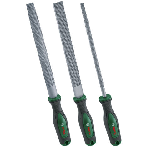 Bosch Set Holzfeilen grün 3 Stück 200 mm (1/3)