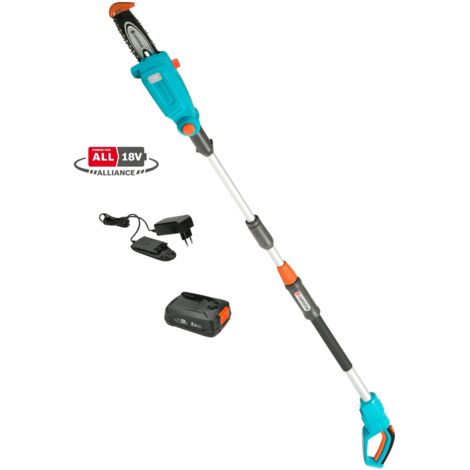 GARDENA 14770-20 Akku-Teleskop-Hochentaster TCS 20/18V P4A Ready-To-Use Set