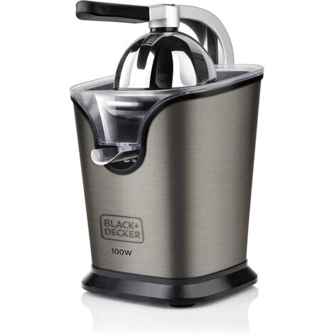 Black & Decker BXCJ100E Zitruspresse Edelstahl 100W (1/5)