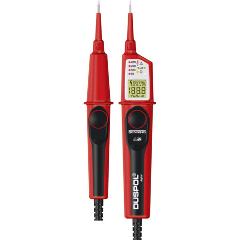 Benning DUSPOL digital Zweipoliger Spannungsprüfer kalibriert (ISO) CAT III 1000 V, CAT IV 600 V LCD (1/2)